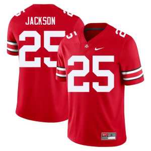 Bo Jackson Scarlet #25 High School Men College Football OSU Buckeyes Jersey 278621-984 - Image 1