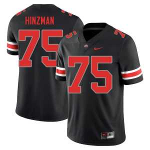 Carson Hinzman Blackout #75 College Football Ohio State Buckeyes Replica Men's Jersey 935876-852 - Image 1