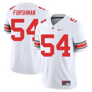 Dylan Furshman #54 College Football OSU Buckeyes Men's White NCAA Jersey 708210-294 - Image 1