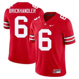 Eli Brickhandler College Football Official Ohio State Buckeyes Mens Scarlet #6 Jersey 633776-911 - Image 1