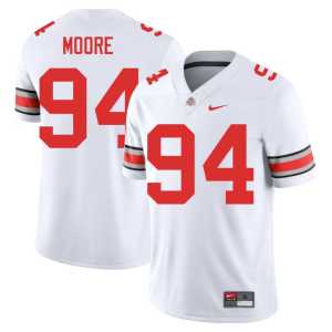 Jason Moore OSU #94 Stitched White College Football Men Jerseys 104517-623 - Image 1