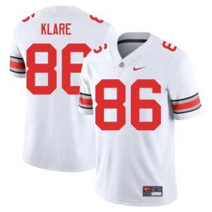 Max Klare University College Football #86 Buckeye Nation White Men Jersey 803200-359 - Image 1