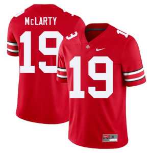Nick McLarty College Football Men #19 Scarlet Alumni Go Bucks Jerseys 627617-662 - Image 1