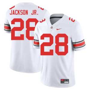 Stanley Jackson Jr. Men College Football #28 White The Buckeyes Official Jersey 289775-672 - Image 1