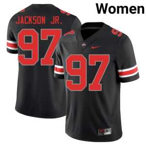 Kenyatta Jackson Jr. Game College Football Blackout OSU Women's #97 Jersey 285774-500 - Image 1