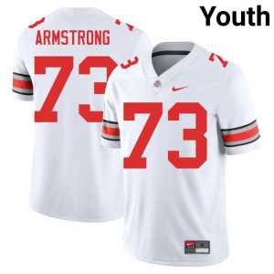 Devontae Armstrong College Football University Youth The Ohio State White #73 Jersey 611966-313 - Image 1