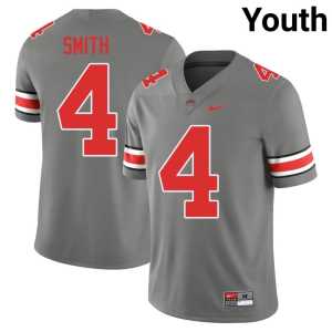Jeremiah Smith 2025 Grey #4 Ohio State Youth College Football Jersey 882812-532 - Image 1